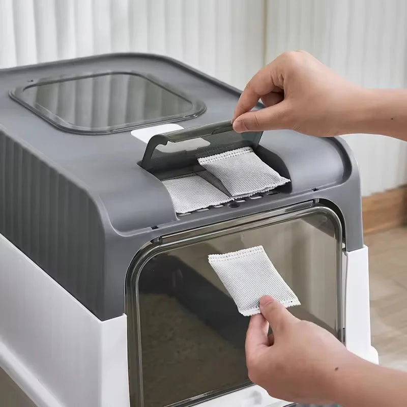 Extra Large Enclosed Cat Toilet