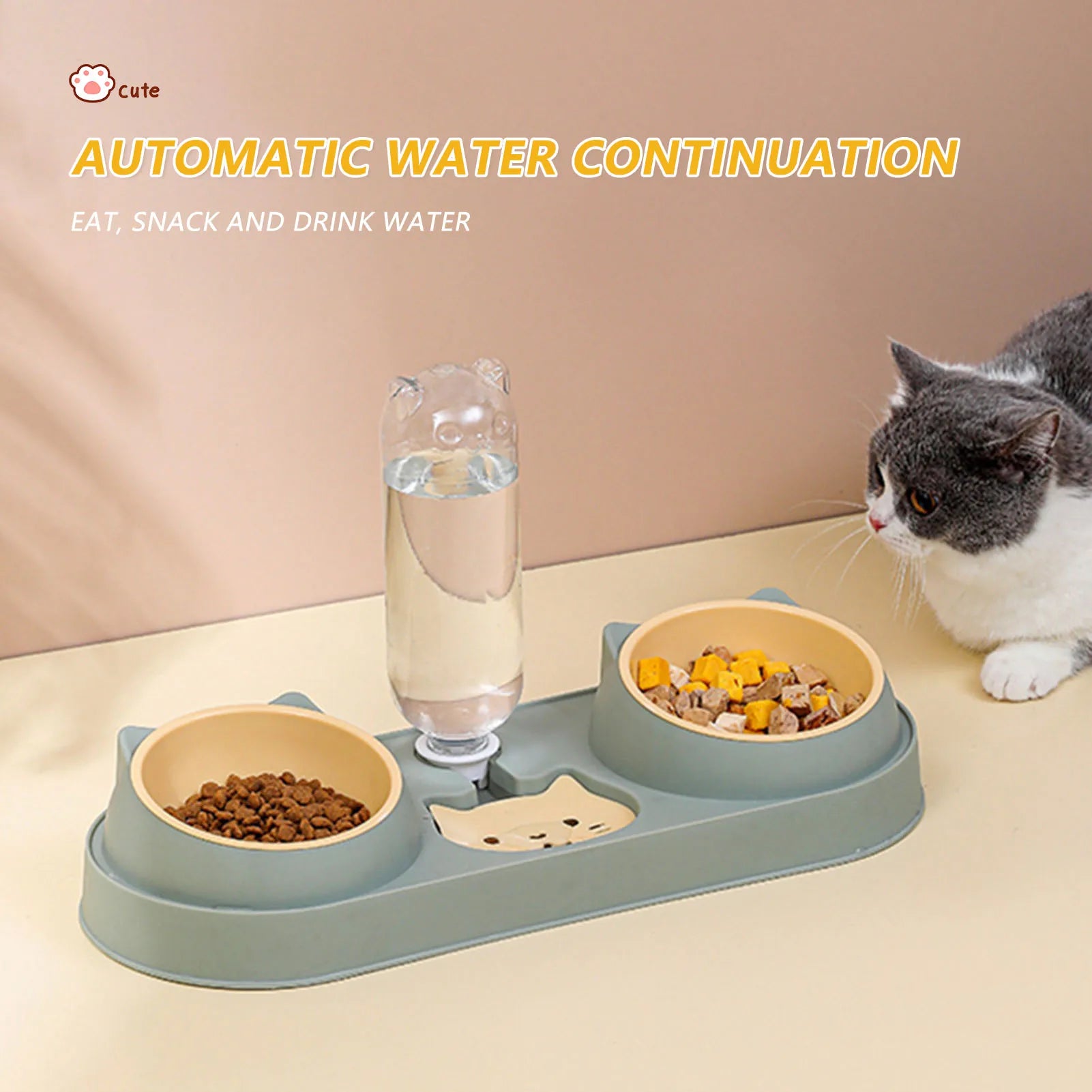 AquaFeed 2-in-1 Pet Station
